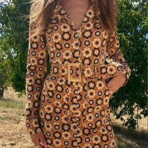Show Me Your Mumu Long Sleeve Outlaw Retro Dress